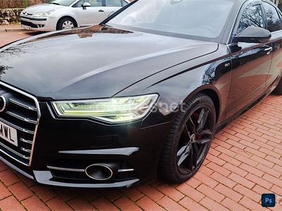 Usado Audi A6 S-Line 320 CV (235 kW) 2017 Negro Berlina