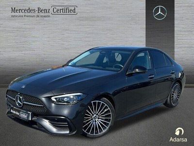 Gris Usado 2024 Mercedes C220 AMG line Berlina | 49.900 € (Un poco caro)