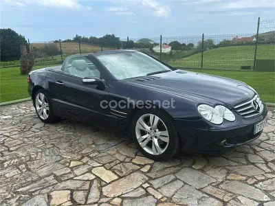 Usado Mercedes SL350 245 CV (180 kW) 2007 Azul Descapotable