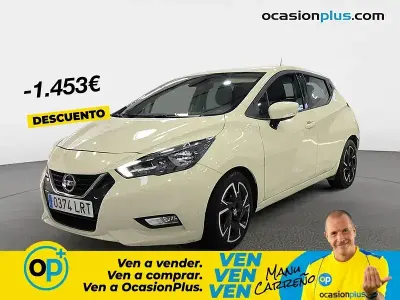Usado Nissan Micra Acenta 92 CV (67 kW) 2021 Beige Utilitario
