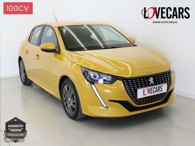 Usado Peugeot 208 Active 103 CV (75 kW) 2021 Amarillo Utilitario