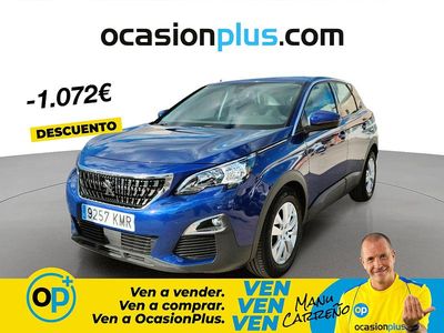 Usado Peugeot 3008 Active 130 CV (95 kW) 2018 Azul SUV
