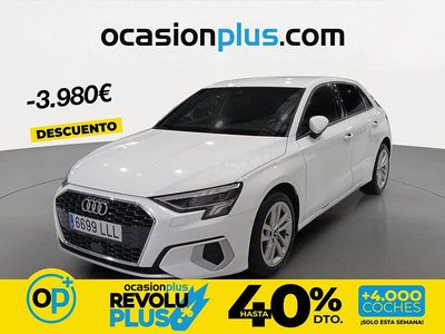 Usado Audi A3 Advanced Plus 110 CV (80 kW) 2020 Blanco Berlina