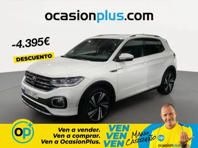 Usado VW T-Cross Sportline 150 CV (110 kW) 2021 Blanco SUV
