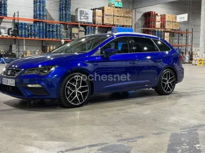 Usado Seat Leon ST FR 130 CV (95 kW) 2019 Azul Familiar