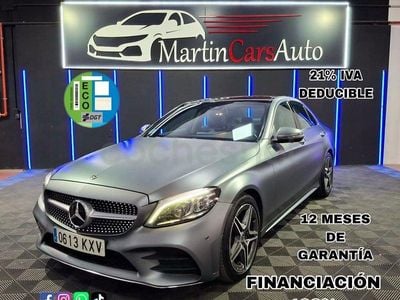 Usado Mercedes C200 184 CV (135 kW) 2019 Gris / plata Berlina