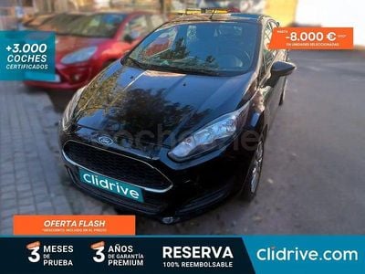 Usado Ford Fiesta Trend 82 CV (60 kW) 2016 Negro Berlina