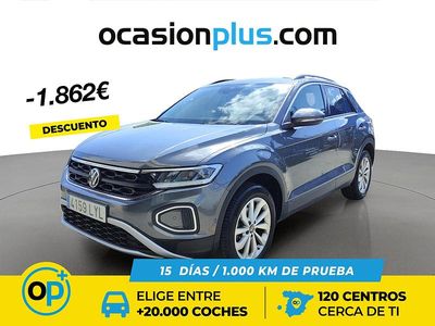 Usado VW T-Roc Life 150 CV (110 kW) 2022 Gris SUV