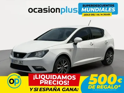 Usado Seat Ibiza I-Tech 90 CV (66 kW) 2015 Blanco Utilitario