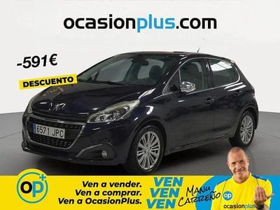 Brugt Peugeot 208 Allure 100 HK (73 kW) 2016 Blå Hatchback