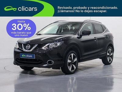 Usado Nissan Qashqai N-Connecta 110 CV (80 kW) 2016 Negro SUV
