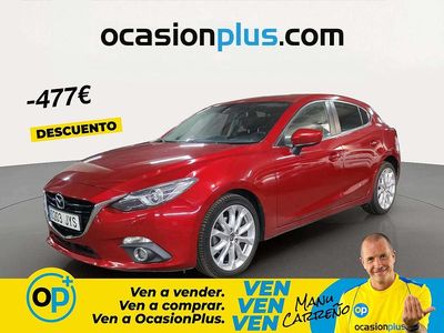 Usado Mazda 3 Luxury 150 CV (110 kW) 2017 Rojo