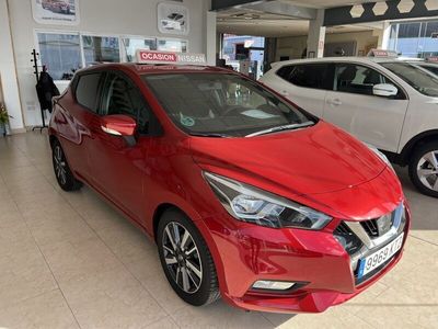 Usado Nissan Micra Acenta 100 CV (73 kW) 2019 Rojo Utilitario