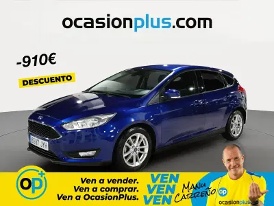 Begagnad Ford Focus Trend+ 125 HK (91 kW) 2017 Blå