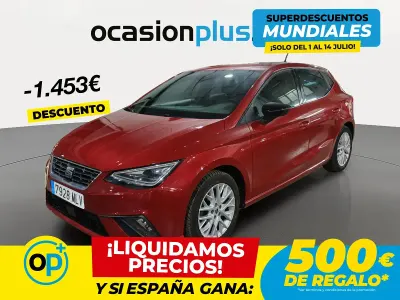 Usado Seat Ibiza FR 110 CV (80 kW) 2023 Rojo Utilitario