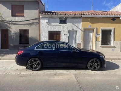 Usado Mercedes C220 170 CV (125 kW) 2018 Azul Berlina