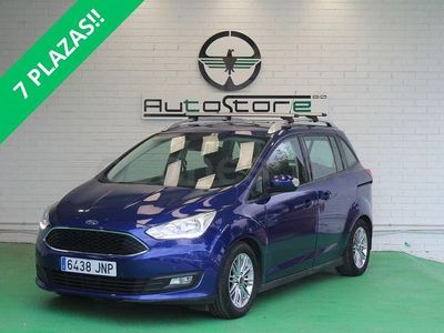 Azul Usado 2016 Ford Grand C-Max Trend Monovolumen | 10.790 € (Precio justo)