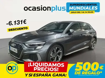 Usado Audi A3 S-Line 150 CV (110 kW) 2023 Gris Berlina