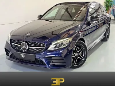 Usado Mercedes C200 160 CV (117 kW) 2019 Azul Familiar