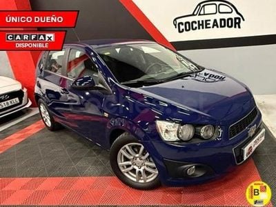 Usado Chevrolet Aveo LT 95 CV (69 kW) 2014 Azul Berlina