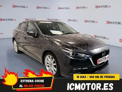 Usado Mazda 3 165 CV (121 kW) 2018 Gris / plata Berlina