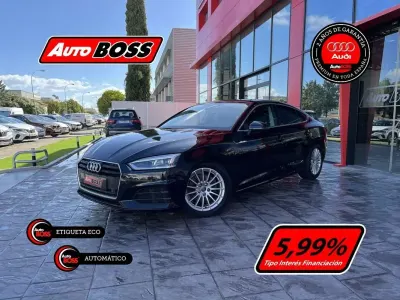 Usado Audi A5 S-Line 136 CV (100 kW) 2020 Negro Coupe