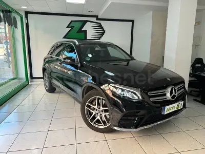 Usado Mercedes GLC220 170 CV (125 kW) 2018 Negro SUV
