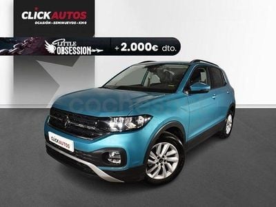 Usado VW T-Cross Advance 110 CV (80 kW) 2023 Azul SUV