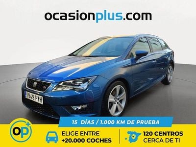 Azul Usado 2014 Seat Leon FR Monovolumen | 12.050 € (Buen precio)