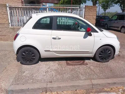 Używany Fiat 500 Lounge 69 KM (50 kW) 2009 Biały Kabriolet