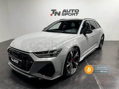 Usado Audi RS6 600 CV (441 kW) 2020 Gris / plata Familiar