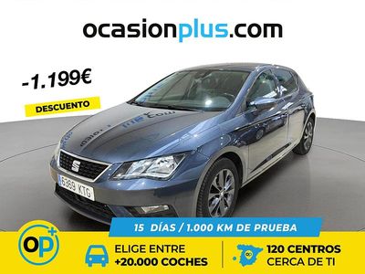 Usado Seat Leon Style 115 CV (84 kW) 2019 Gris