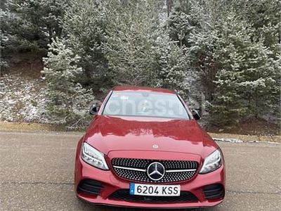 Usado Mercedes C220 170 CV (125 kW) 2019 Granate Berlina