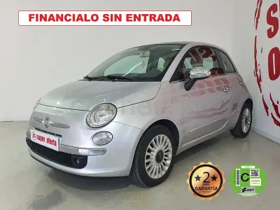 Usado Fiat 500 Lounge 69 CV (50 kW) 2012 Gris / plata Berlina