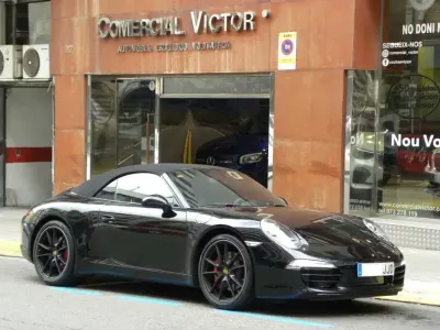 Usado Porsche 911 Carrera S Cabriolet 400 CV (294 kW) 2012 Negro Descapotable