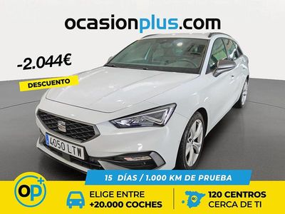 Usado Seat Leon FR 150 CV (110 kW) 2021 Blanco Familiar