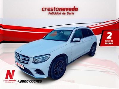 Usado Mercedes GLC250 AMG line 204 CV (150 kW) 2016 Blanco
