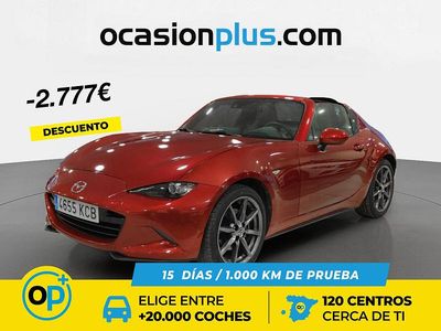 Rojo Usado 2017 Mazda MX5 Luxury Descapotable | 23.797 € (Precio justo)