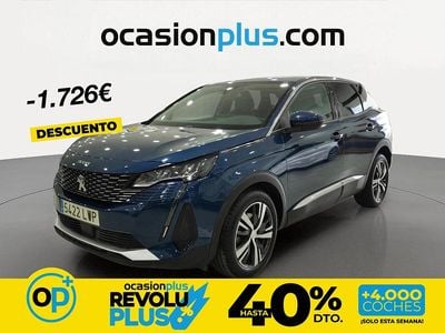 Usado Peugeot 3008 Allure 130 CV (95 kW) 2022 Azul SUV
