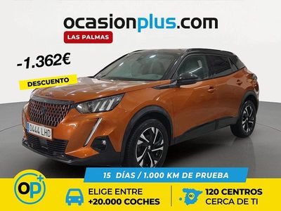 Usado Peugeot 2008 GT-line 130 CV (95 kW) 2020 Naranja SUV