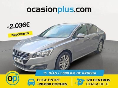 Usado Peugeot 508 Active 150 CV (110 kW) 2016 Gris Berlina
