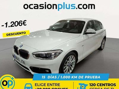 Usado BMW 118 Sport Line 136 CV (100 kW) 2016 Blanco Utilitario