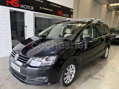 Usado VW Sharan Advance 150 CV (110 kW) 2017 Negro Monovolumen