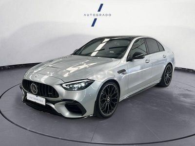 Usado Mercedes C63S AMG 680 CV (500 kW) 2023 Gris / plata Berlina