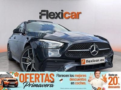 Usado Mercedes C220 200 CV (147 kW) 2021 Negro Berlina