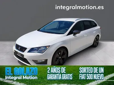 Usado Seat Leon ST FR 149 CV (109 kW) 2015 Beige Familiar