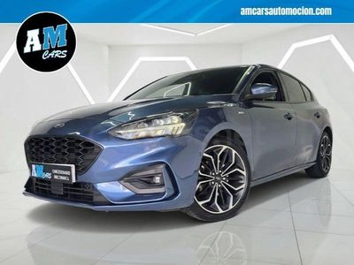 Usado Ford Focus ST-Line 125 CV (91 kW) 2019 Azul Familiar