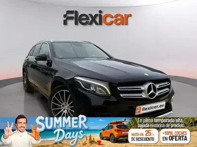 Usado Mercedes GLC220 170 CV (125 kW) 2016 Negro SUV