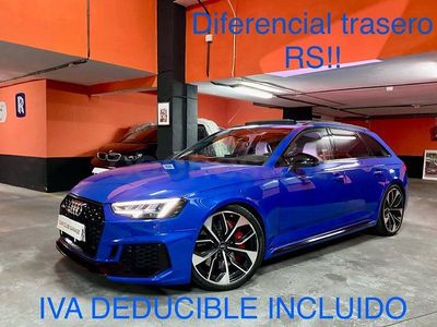 Usado Audi RS4 Sport 450 CV (330 kW) 2018 Azul Familiar