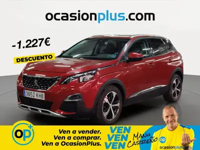 Usado Peugeot 3008 Allure 130 CV (95 kW) 2018 Rojo SUV